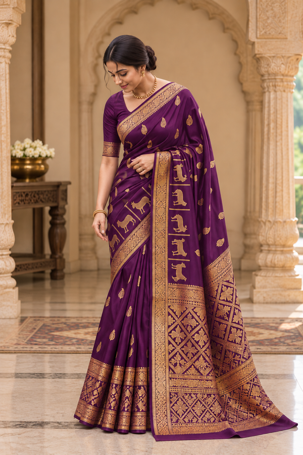BANARASI SOFT SILK SAREE