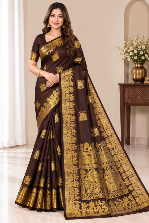 BANARASI SOFT SILK SAREE