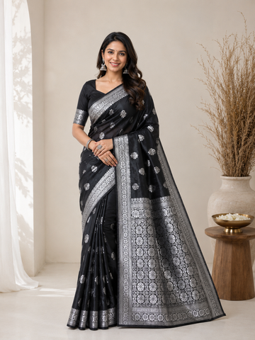 BANARASI SOFT SILK SAREE