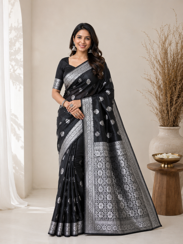 BANARASI SOFT SILK SAREE