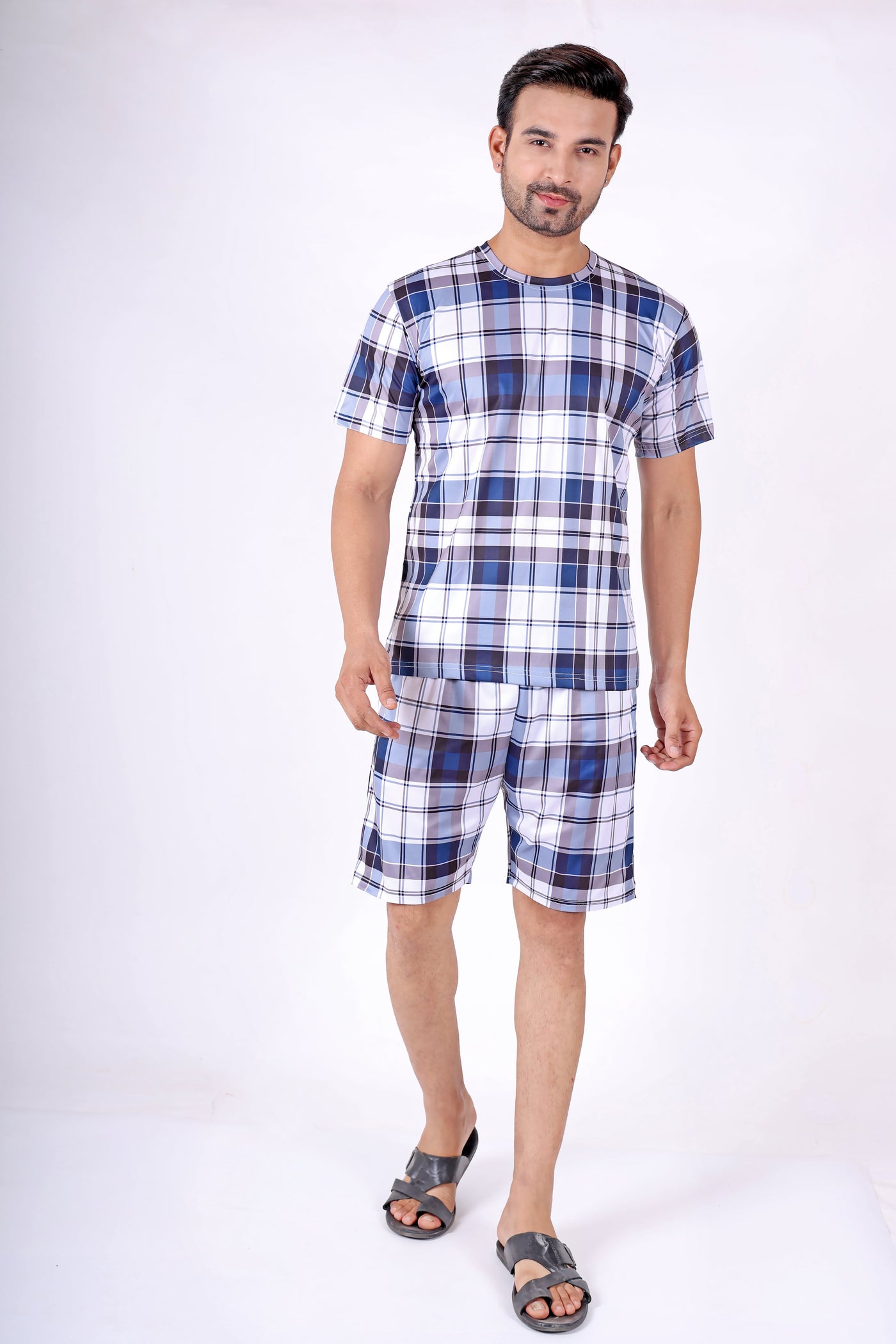 Comfort and Character Combined men's printed nightwear.ND-8001