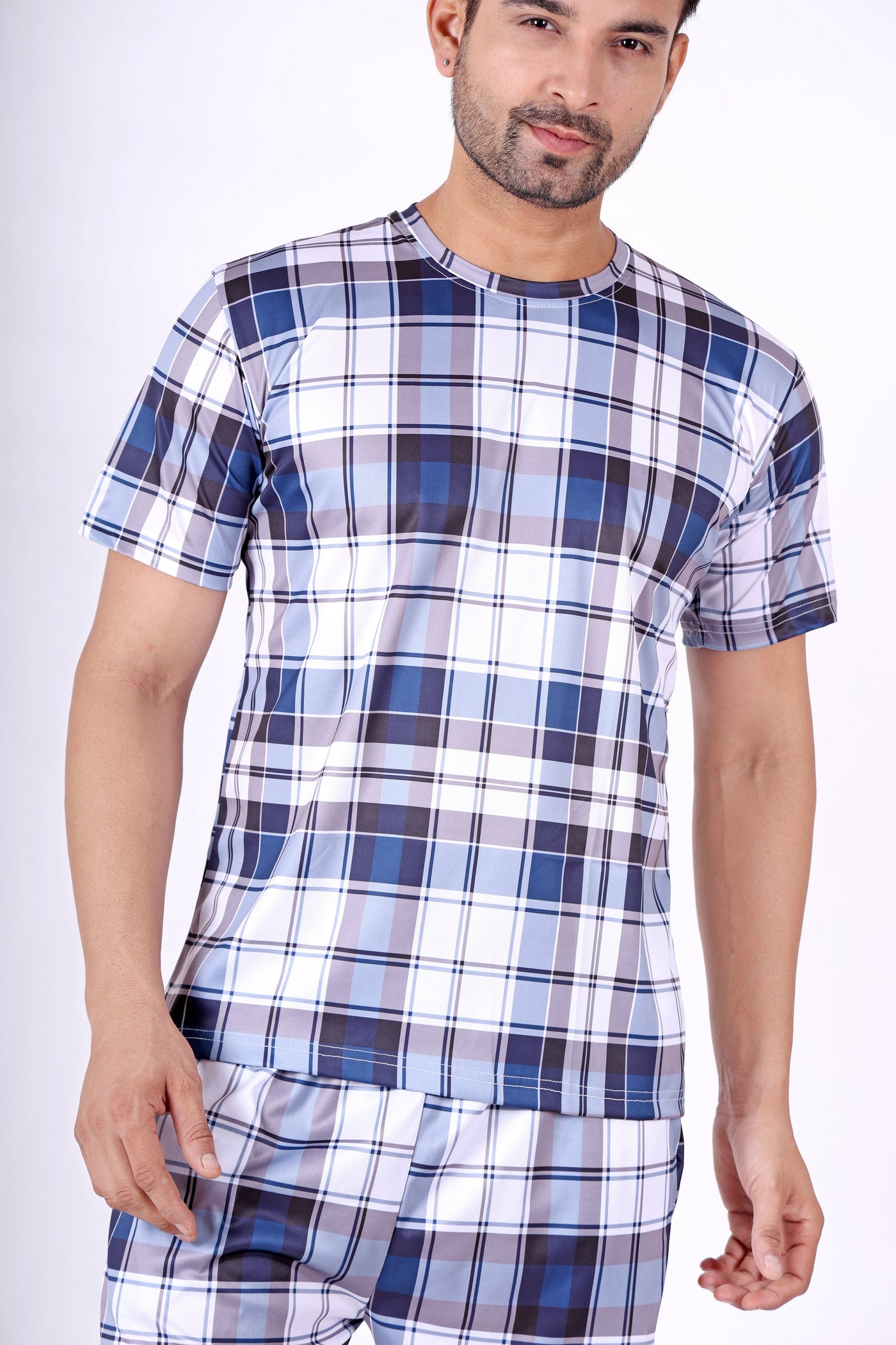 Comfort and Character Combined men's printed nightwear.ND-8001