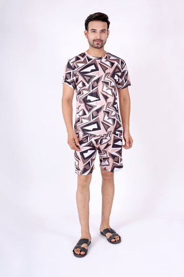 Comfort and Character Combined men's printed nightwear.ND-8002