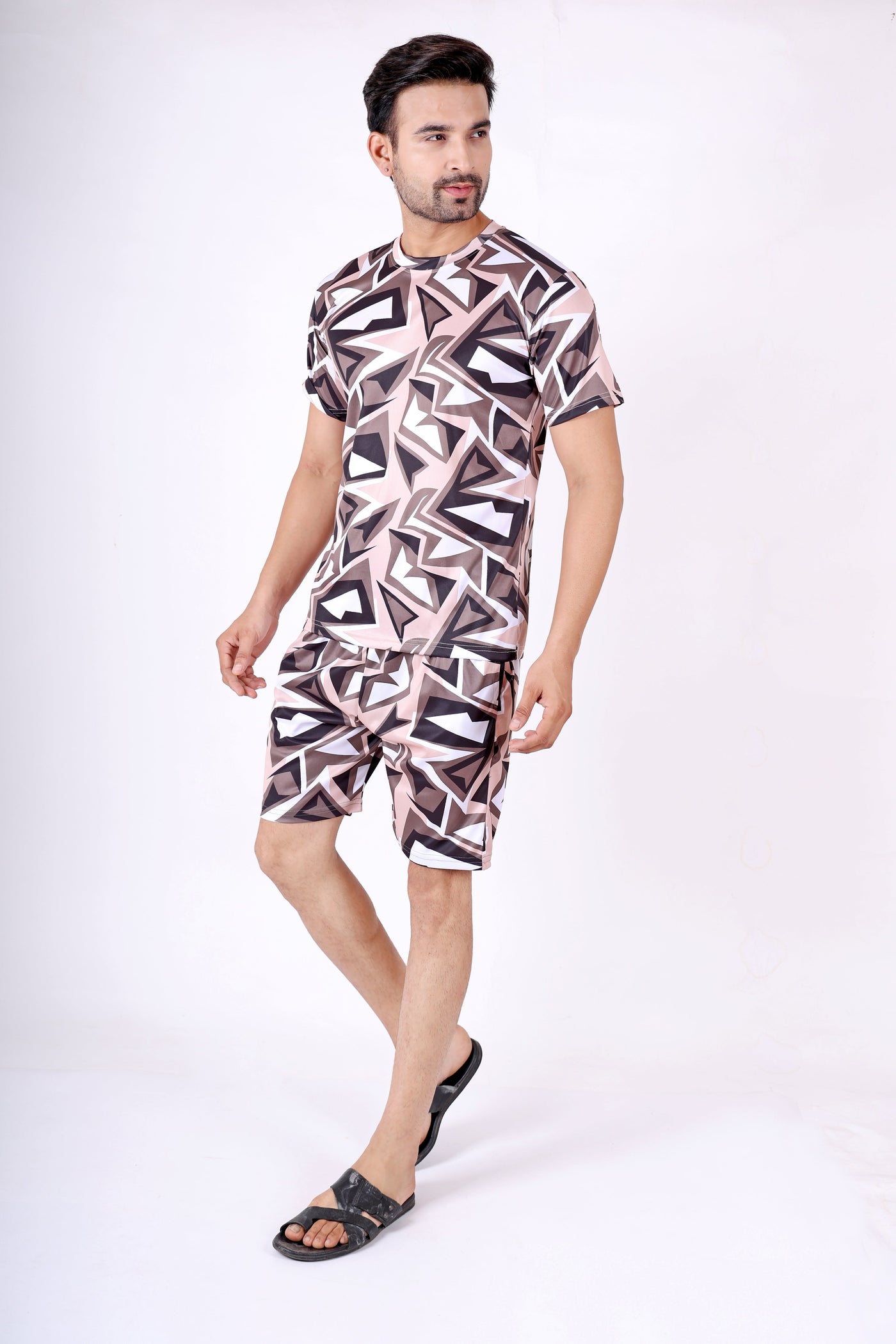 Comfort and Character Combined men's printed nightwear.ND-8002