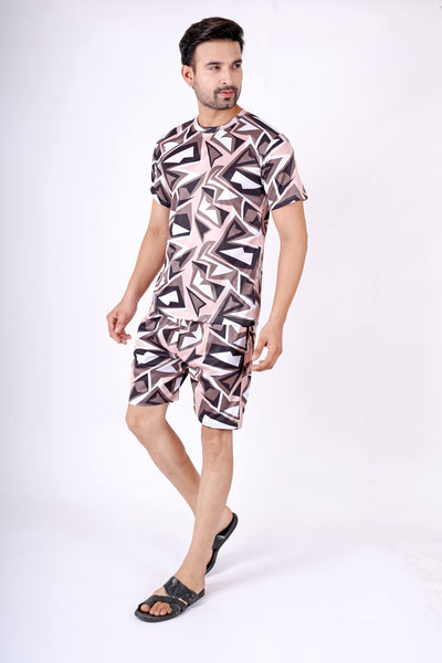 Comfort and Character Combined men's printed nightwear.ND-8002