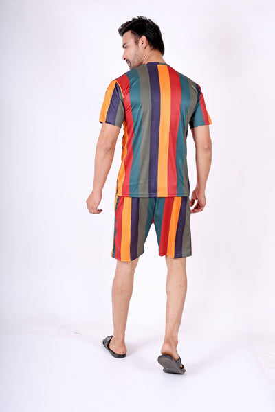 Comfort and Character Combined men's printed nightwear.ND-8003
