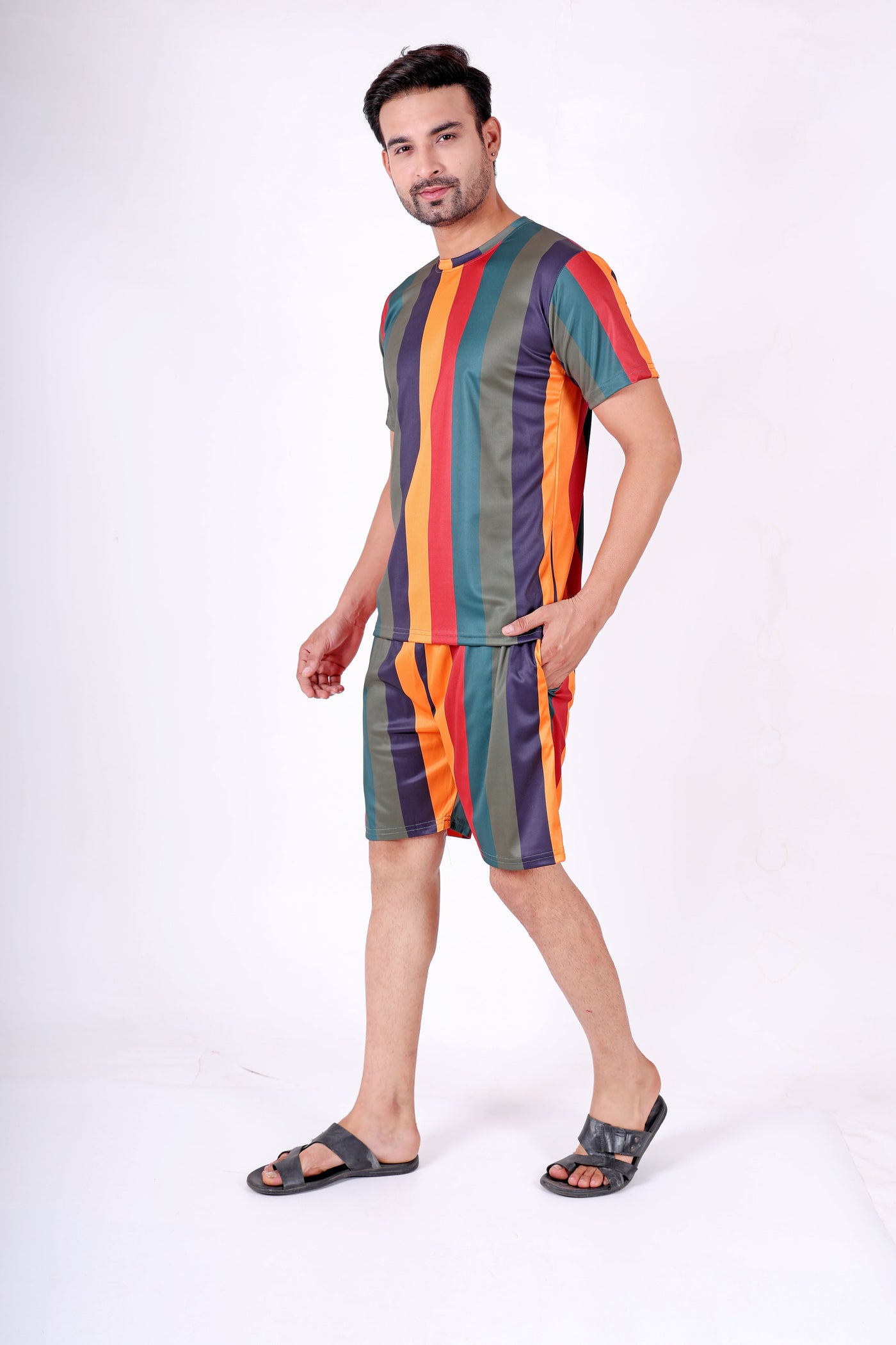 Comfort and Character Combined men's printed nightwear.ND-8003