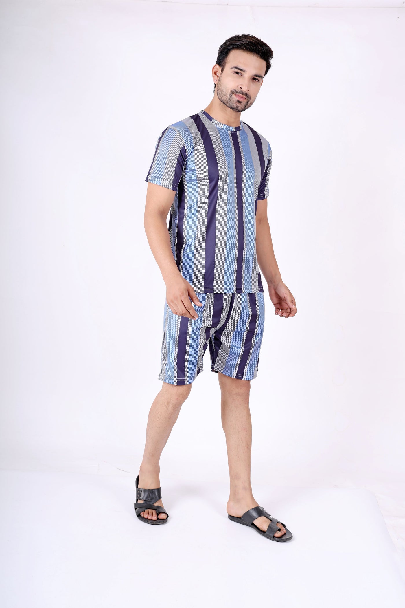 Comfort and Character Combined men's printed nightwear.ND-8006