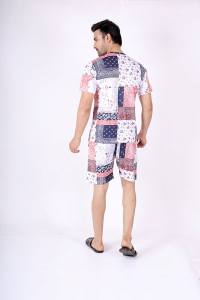Comfort and Character Combined men's printed nightwear.ND-8007