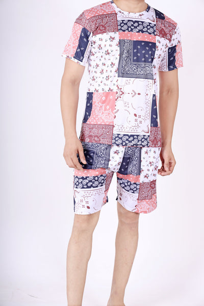 Comfort and Character Combined men's printed nightwear.ND-8007