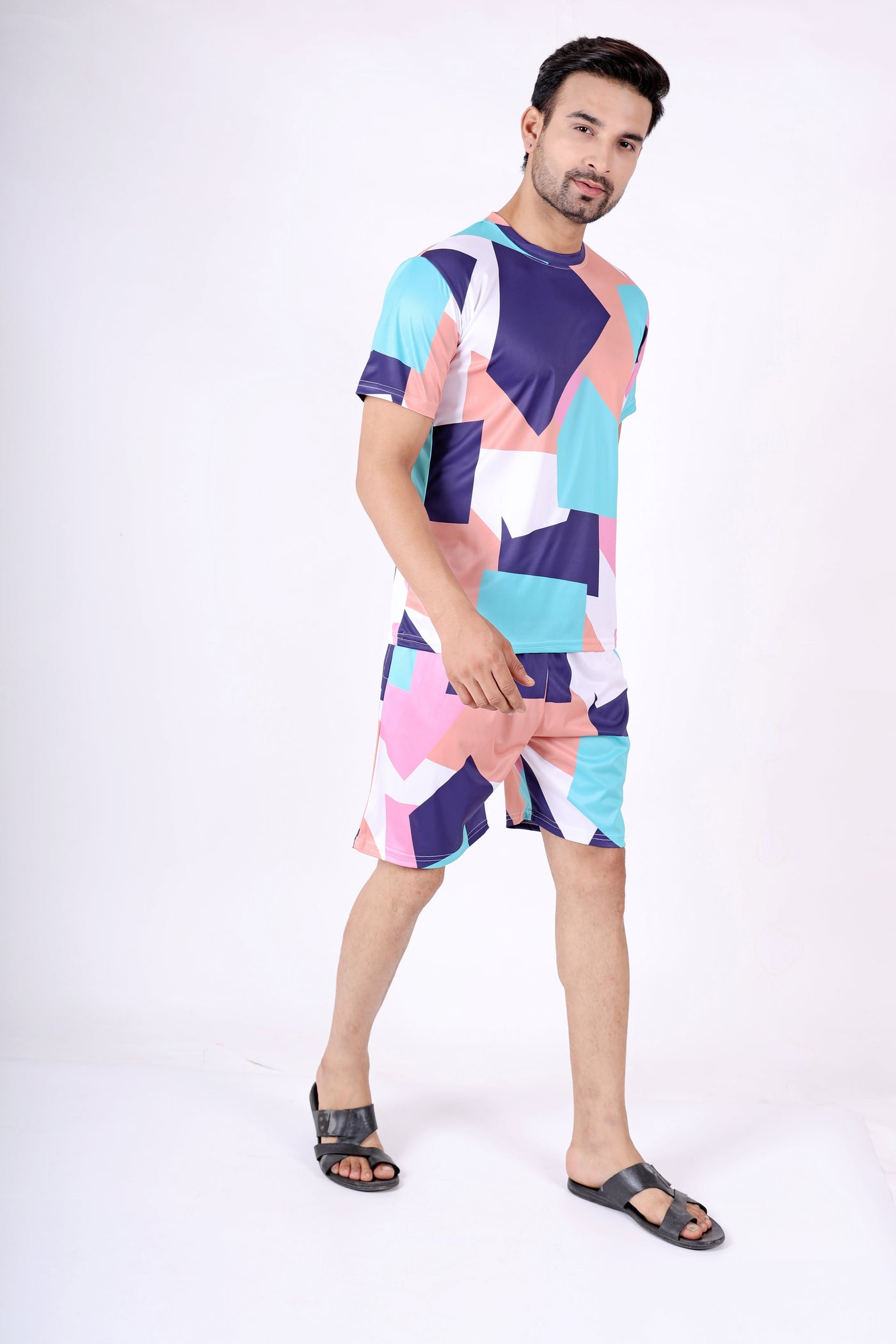 Comfort and Character Combined men's printed nightwear.ND-8008