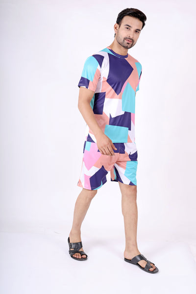 Comfort and Character Combined men's printed nightwear.ND-8008