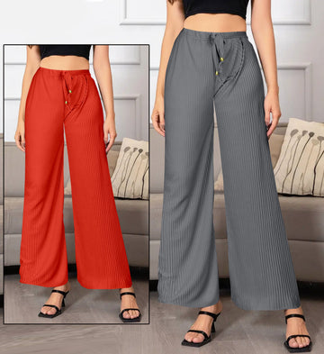 Buy 1 Get 1 Free on Women's Lycra Palazzos