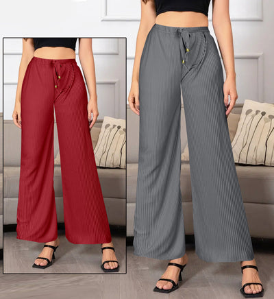 Buy 1 Get 1 Free on Women's Lycra Palazzos