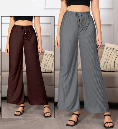 Buy 1 Get 1 Free on Women's Lycra Palazzos