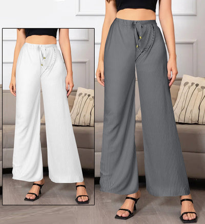 Buy 1 Get 1 Free on Women's Lycra Palazzos