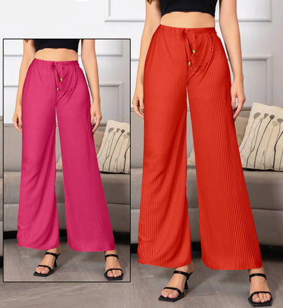Buy 1 Get 1 Free on Women's Lycra Palazzos