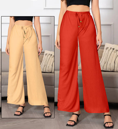 Buy 1 Get 1 Free on Women's Lycra Palazzos