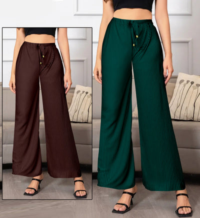 Buy 1 Get 1 Free on Women's Lycra Palazzos