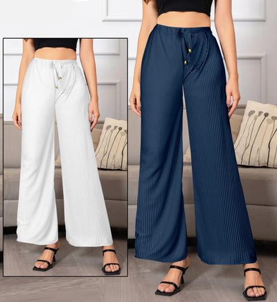 Buy 1 Get 1 Free on Women's Lycra Palazzos