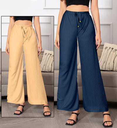 Buy 1 Get 1 Free on Women's Lycra Palazzos