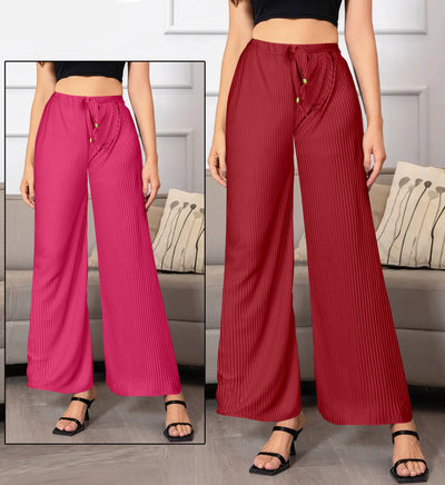 Buy 1 Get 1 Free on Women's Lycra Palazzos