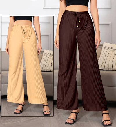 Buy 1 Get 1 Free on Women's Lycra Palazzos