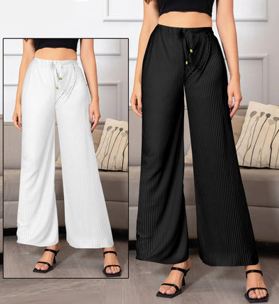 Buy 1 Get 1 Free on Women's Lycra Palazzos