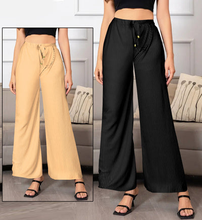 Buy 1 Get 1 Free on Women's Lycra Palazzos