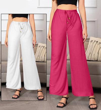 Buy 1 Get 1 Free on Women's Lycra Palazzos