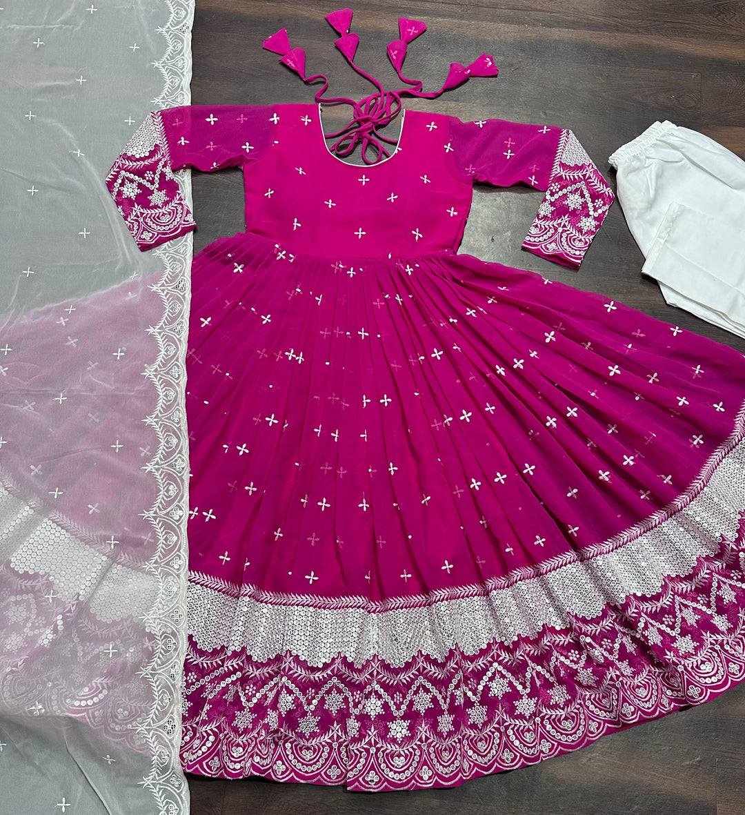 PREMIUM READY MADE ANARKALI SUIT SET [3 PIS]