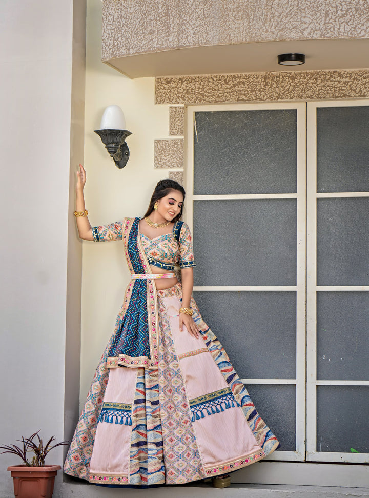 Barbieque Lehenga  Choli  (Full Stitched)