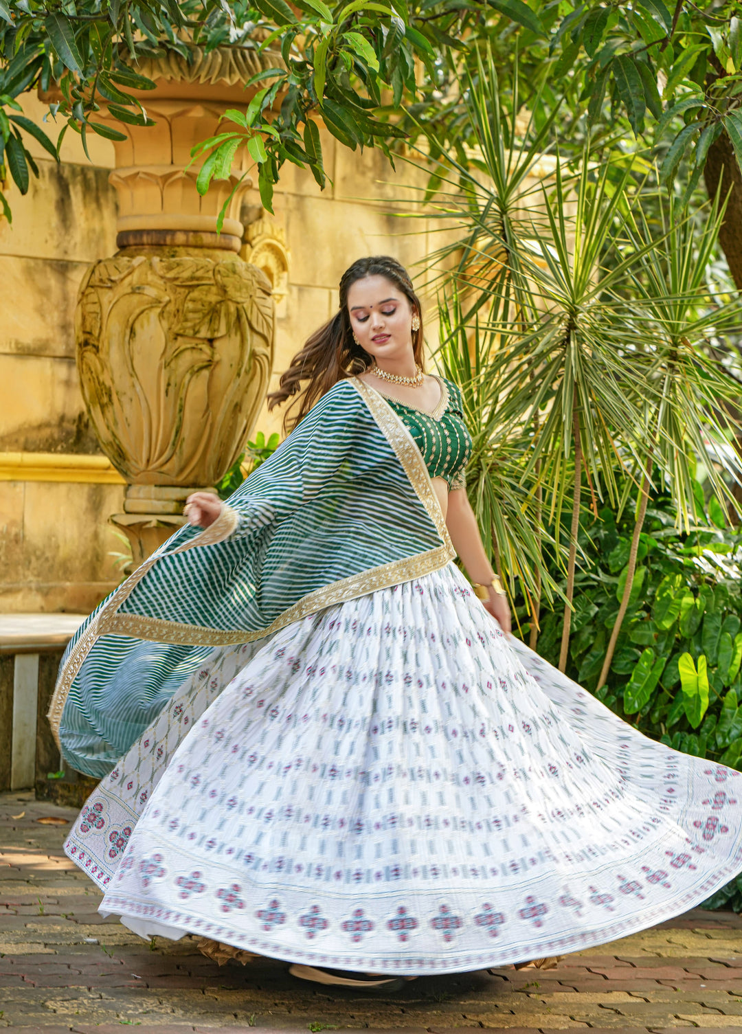 White Angel Lehenga Choli (Full Stitched)