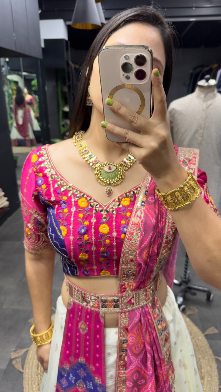 Maharani  Lehenga  Choli  (Full Stitched)