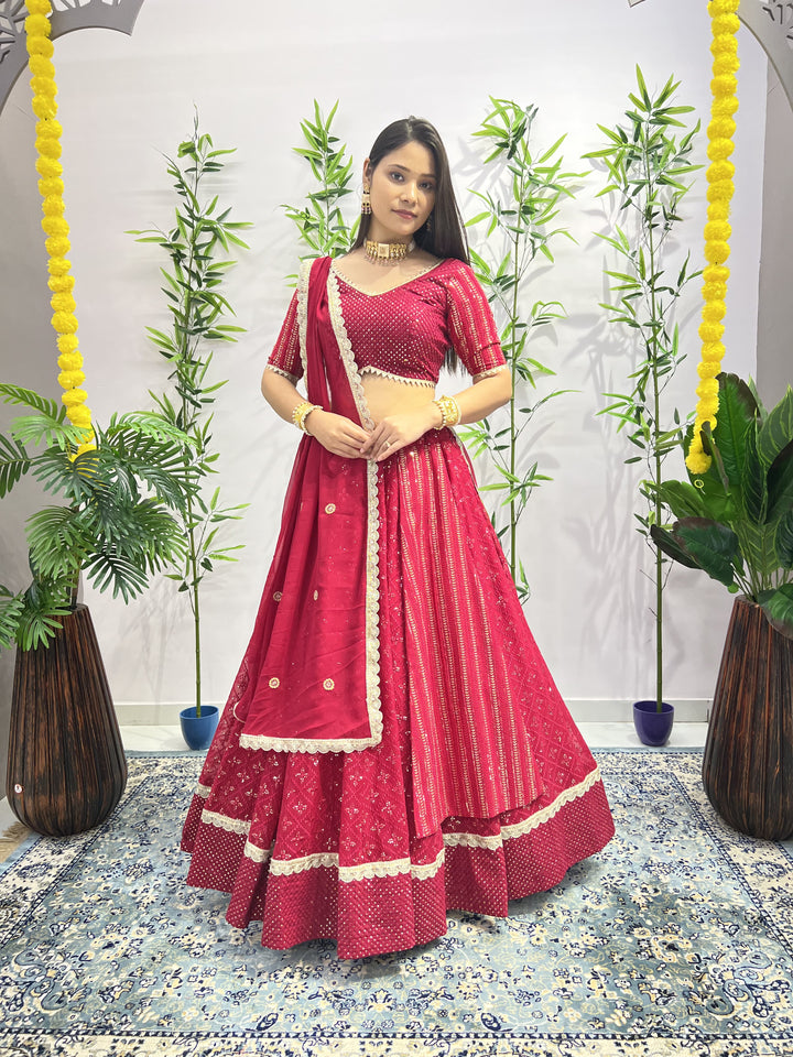 Chamkila Lehenga (Full Stitched)