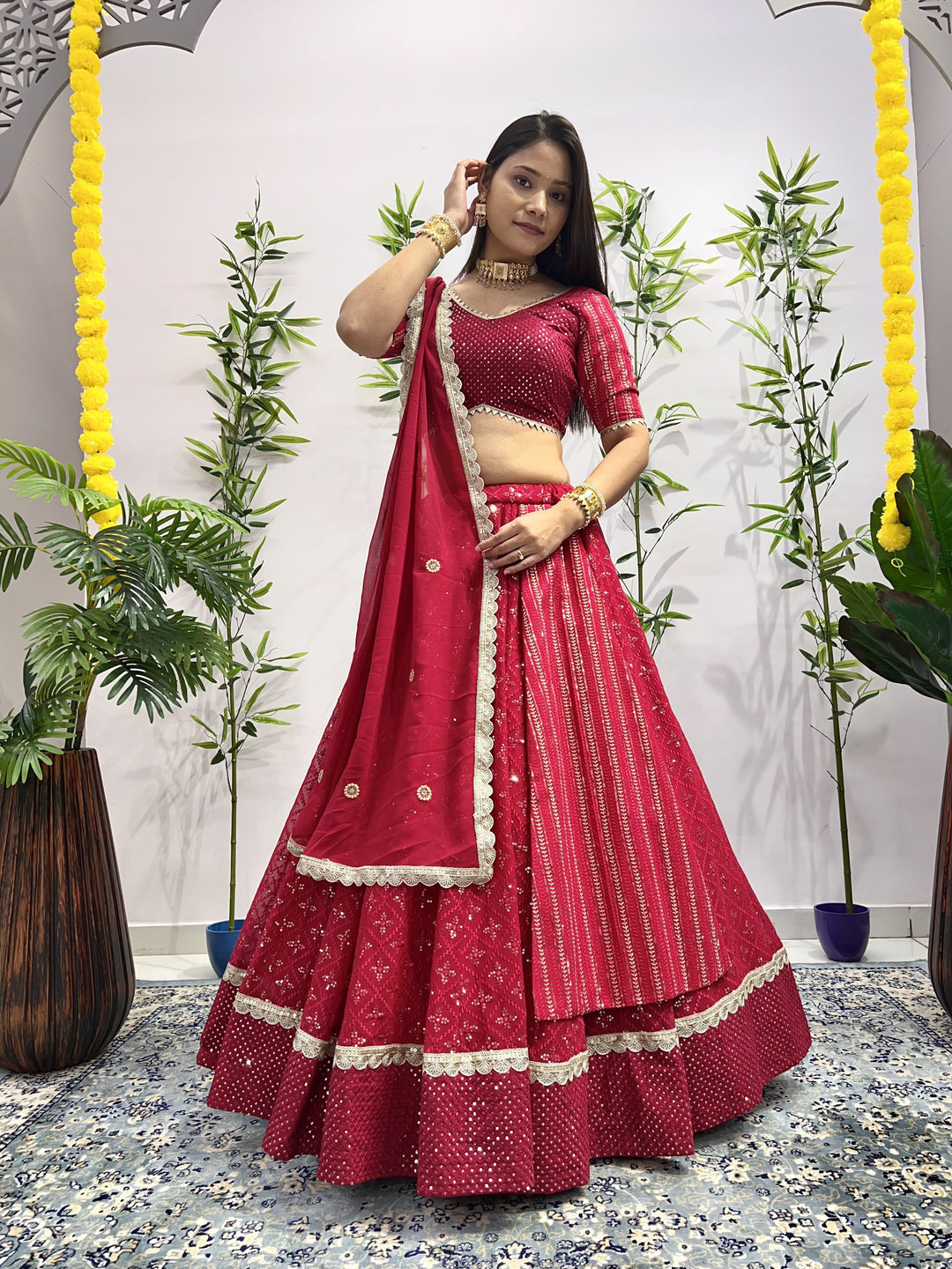 Chamkila Lehenga (Full Stitched)