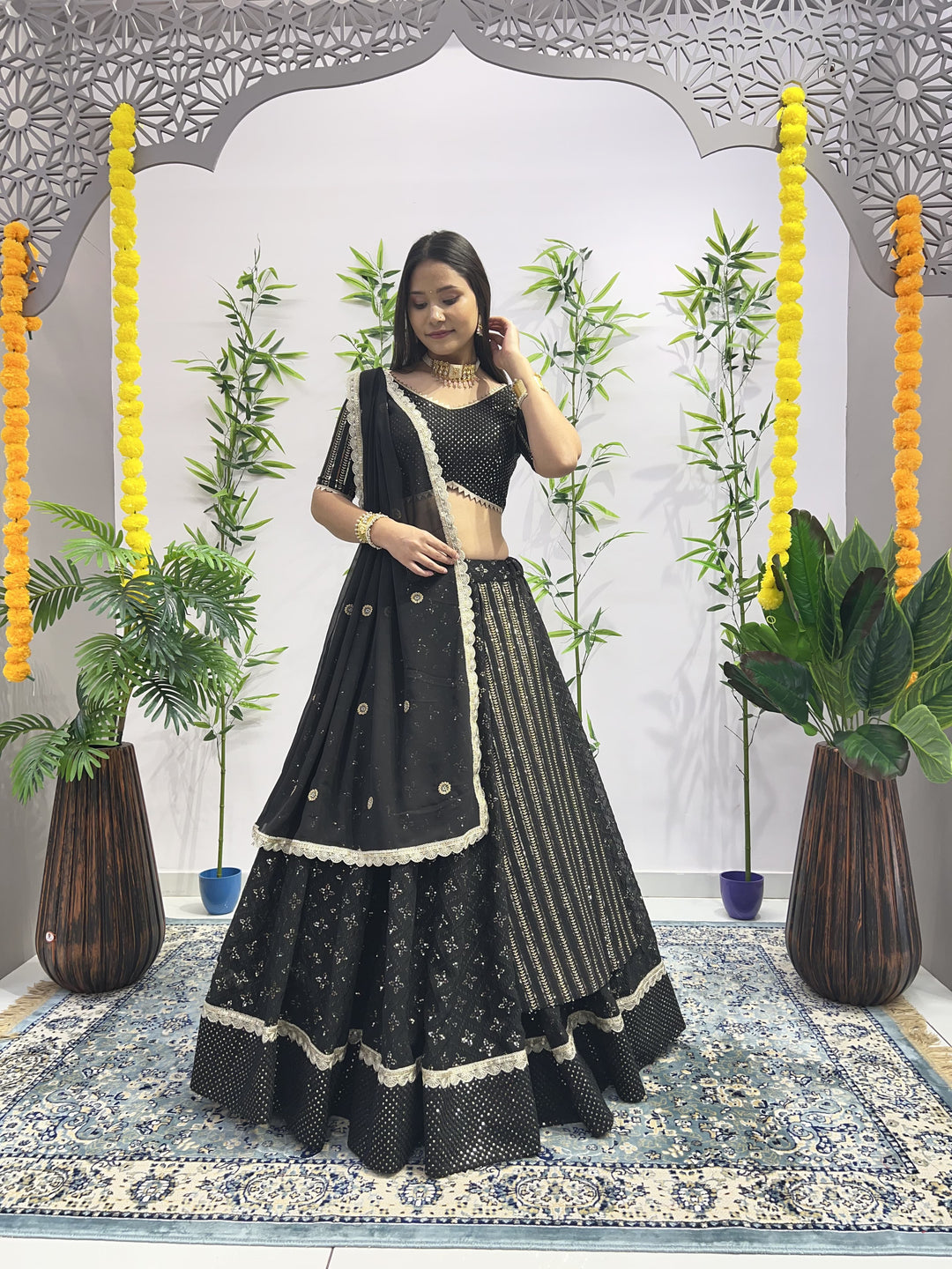 Chamkila Lehenga (Full Stitched)