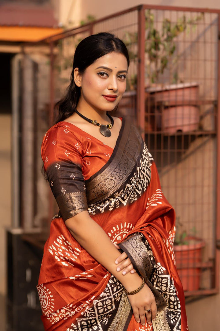 New shaded batik printed sarees.