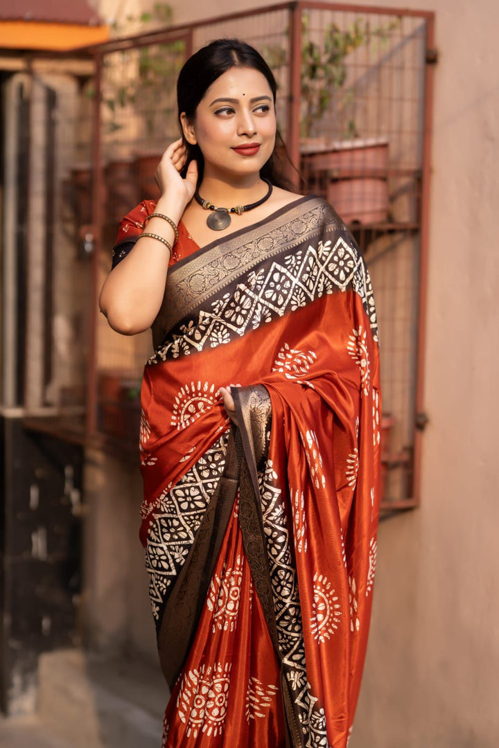 New shaded batik printed sarees.