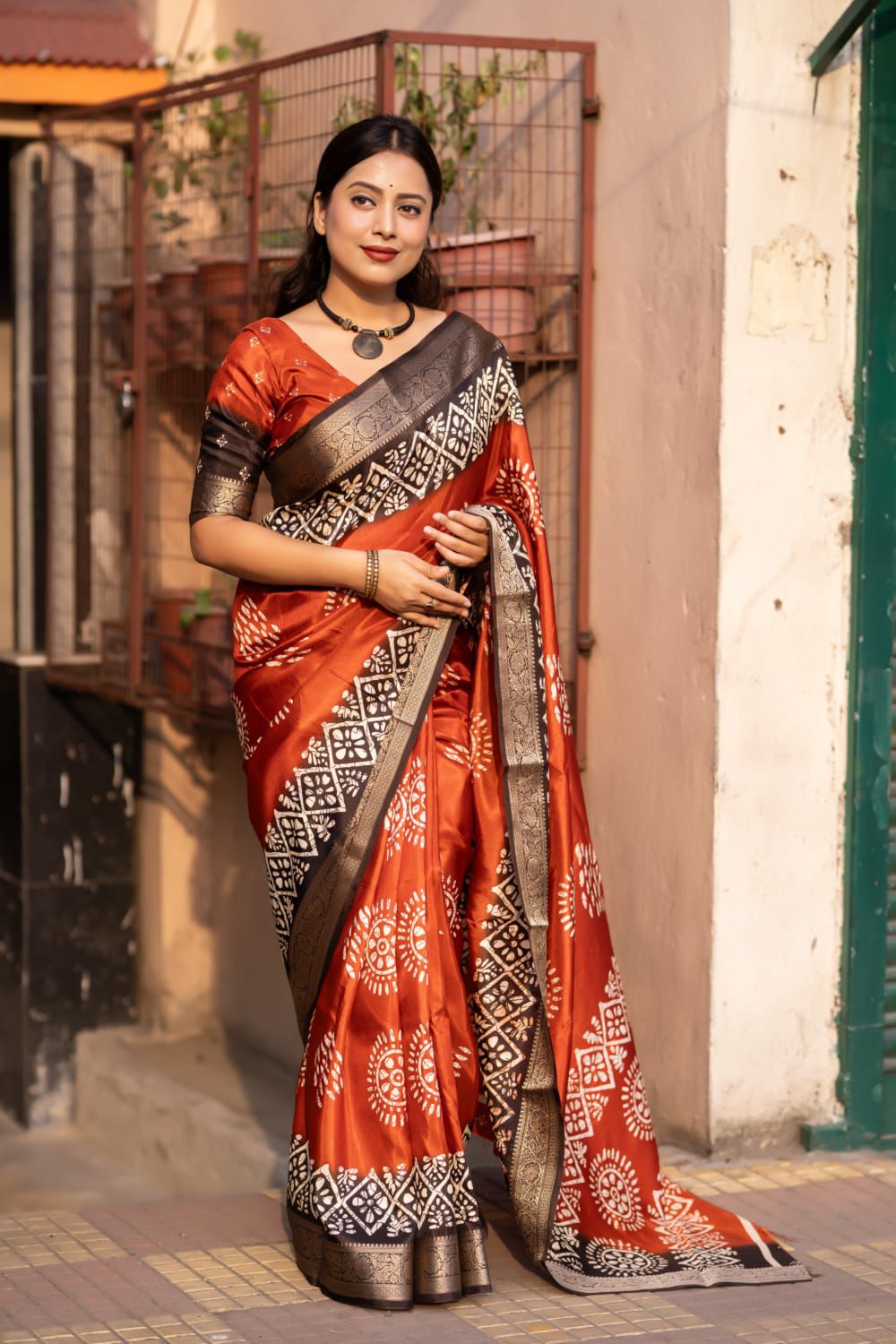 New shaded batik printed sarees.