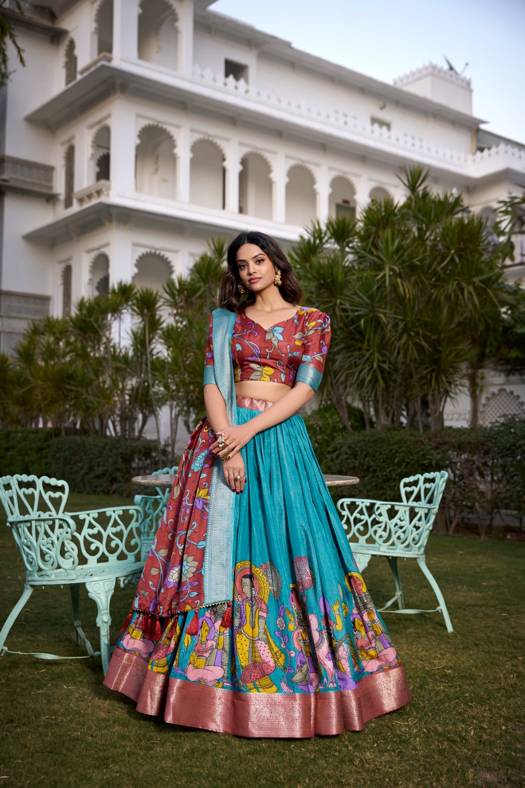 Celebrate every occasion with printed silk charm Lehenga Choli