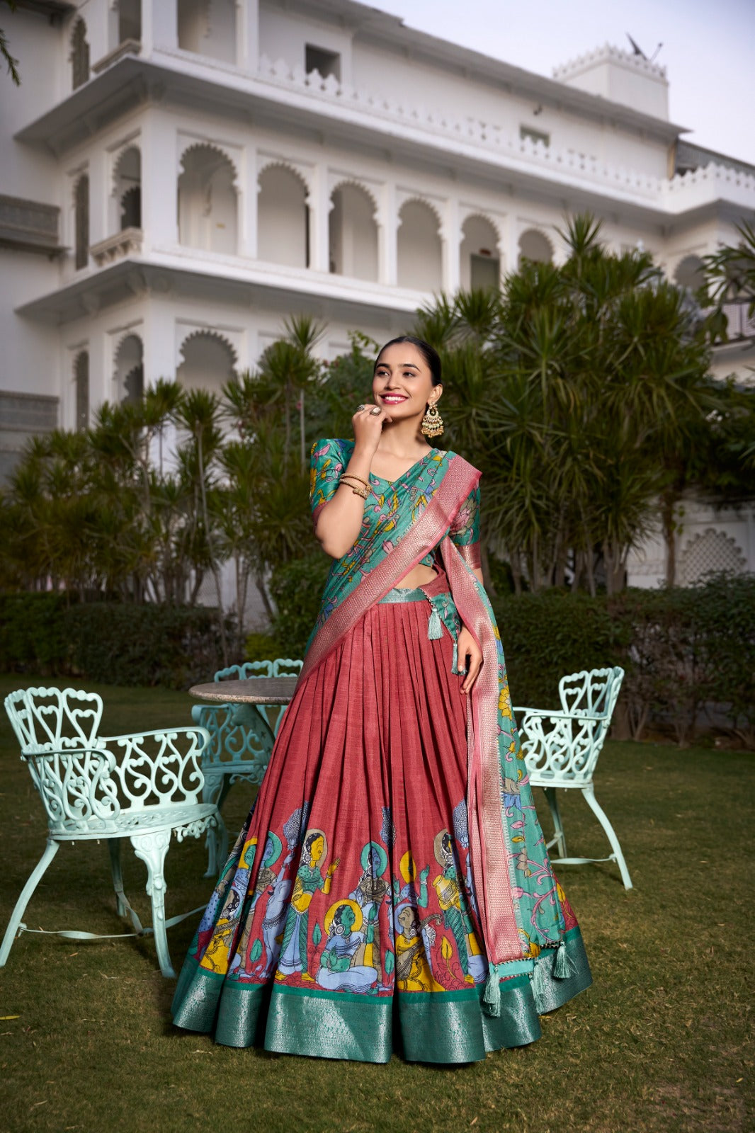 Celebrate every occasion with printed silk charm Lehenga Choli