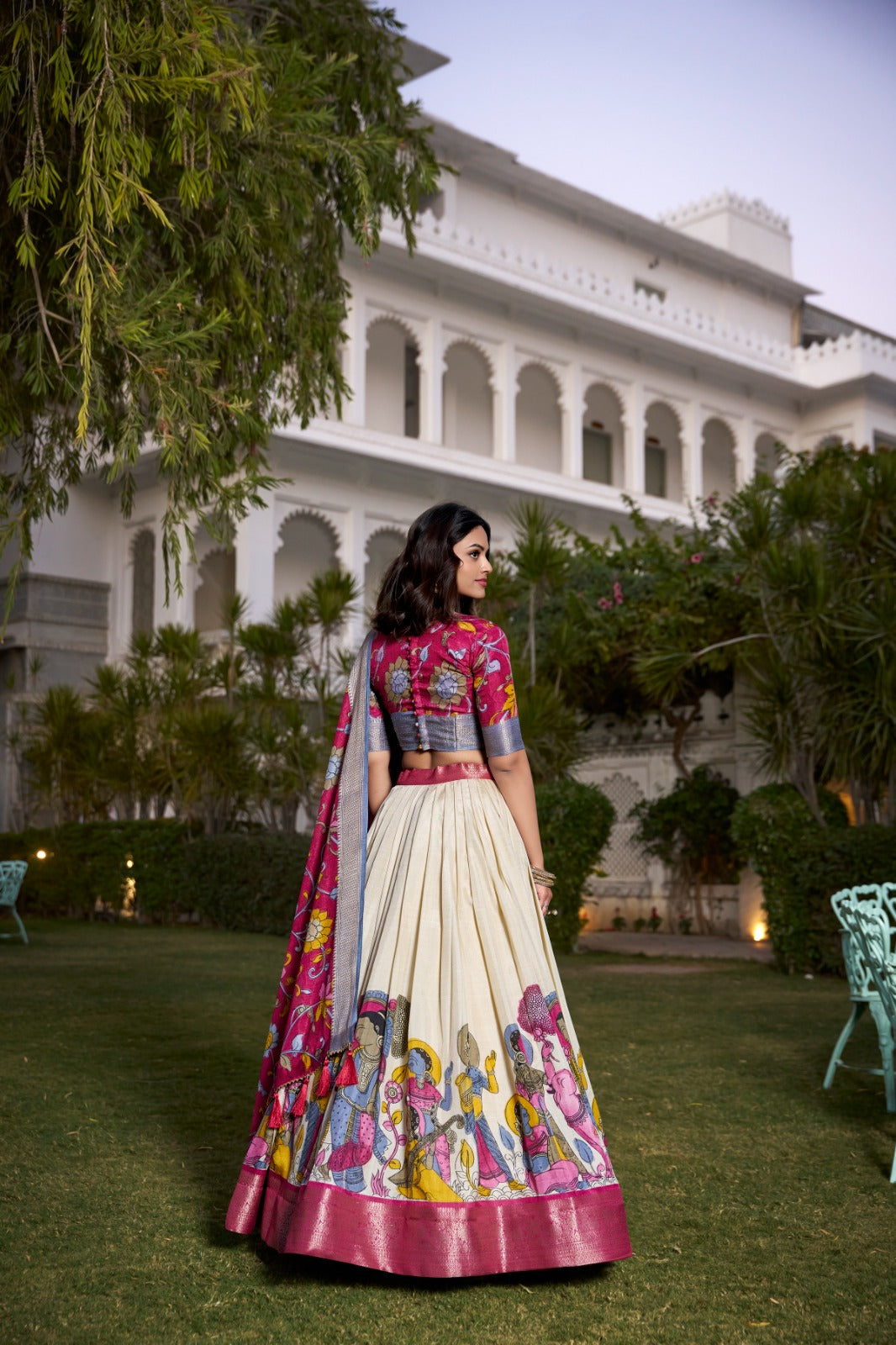 Celebrate every occasion with printed silk charm Lehenga Choli