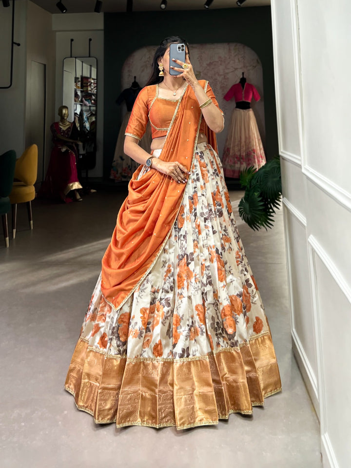 Elevate your festive look with silk vibes Lehenga Choli