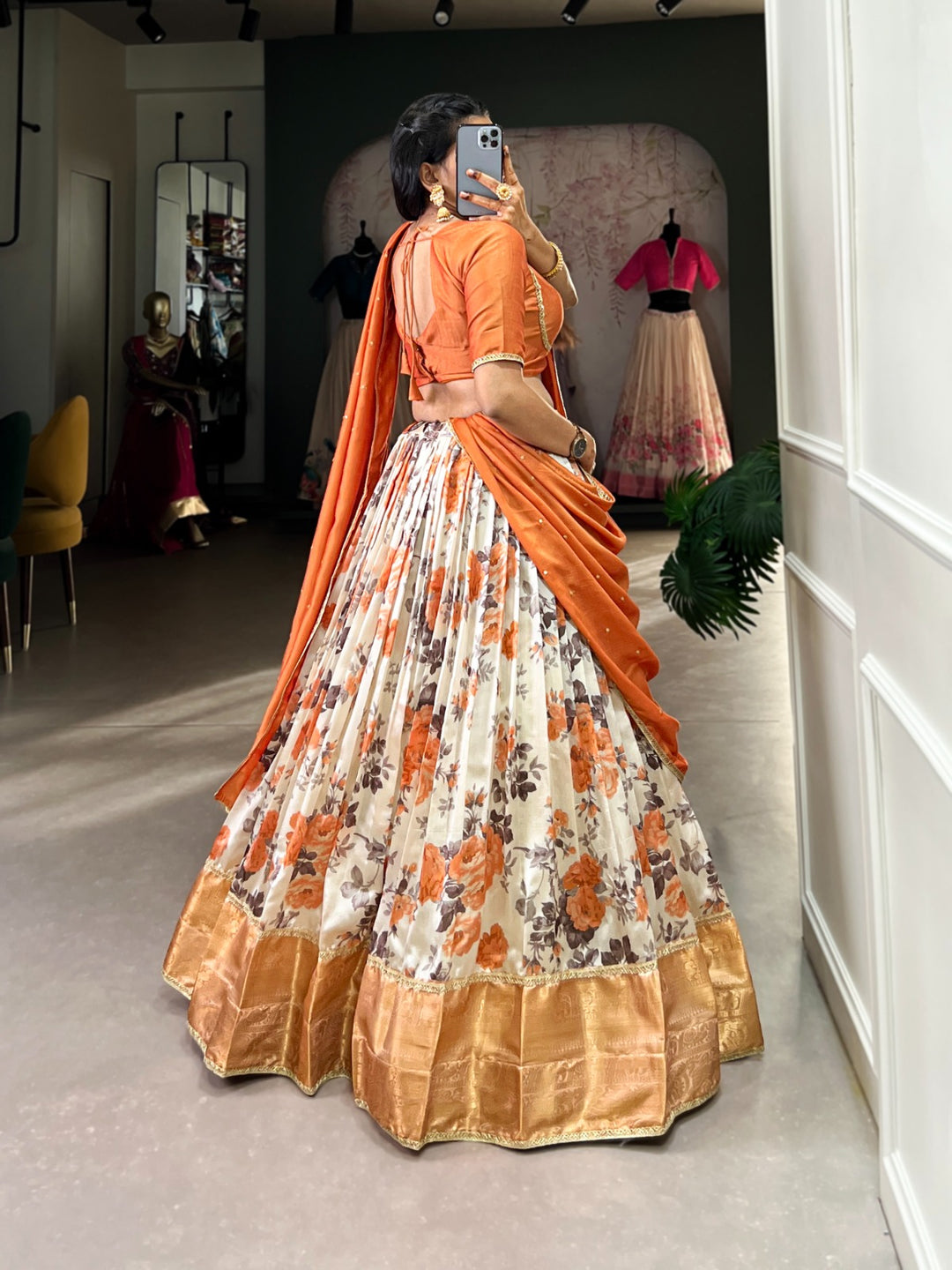 Elevate your festive look with silk vibes Lehenga Choli