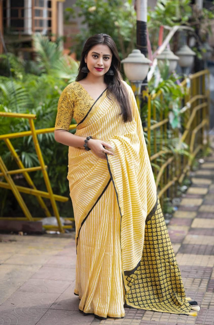 New Pure Chanderi Saree For Women