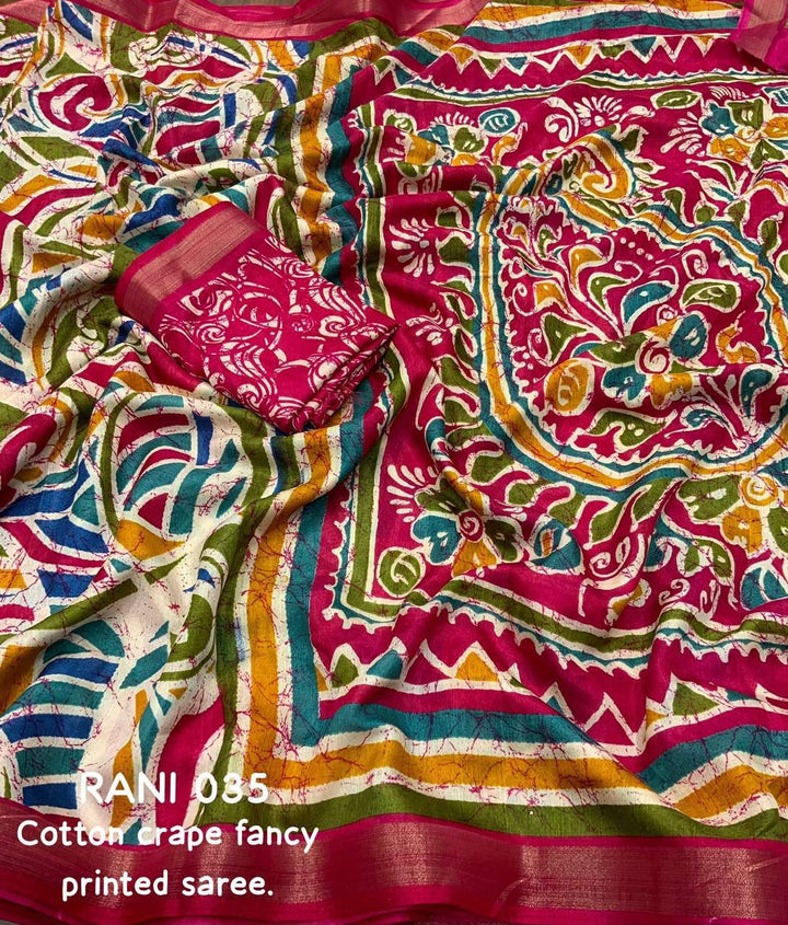 New cotton crape fancy lined catalog from meelana