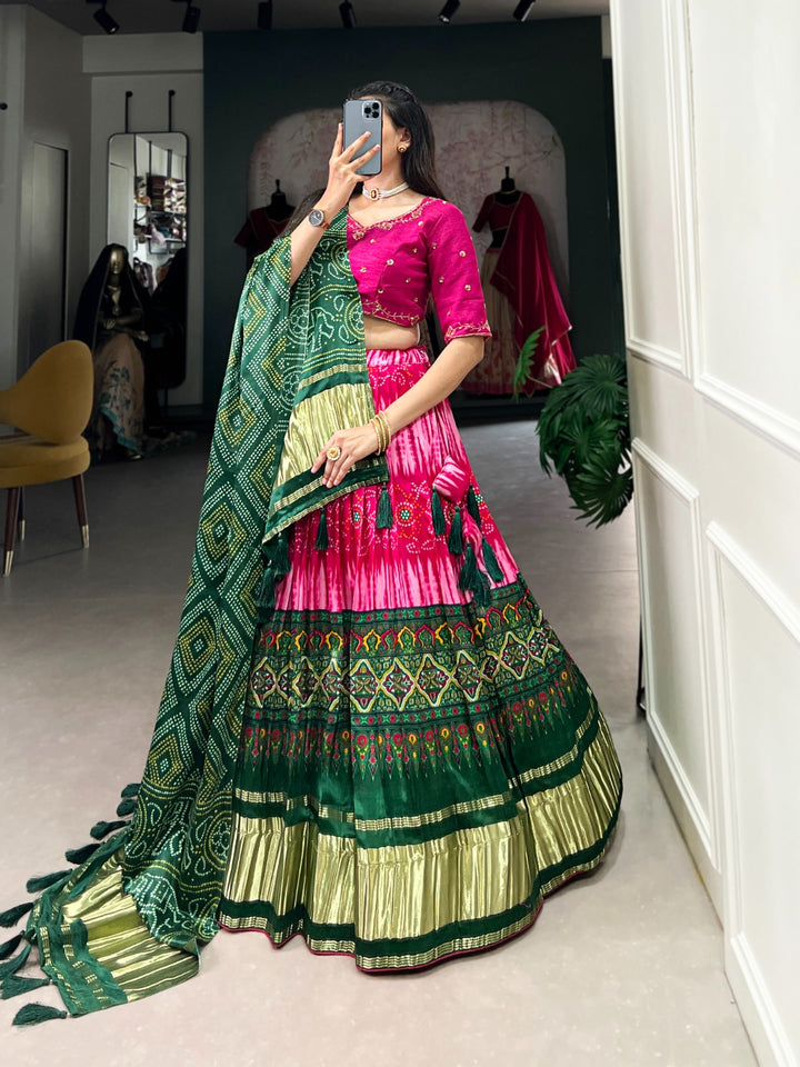 Pure Gaji Silk Lehenga choli