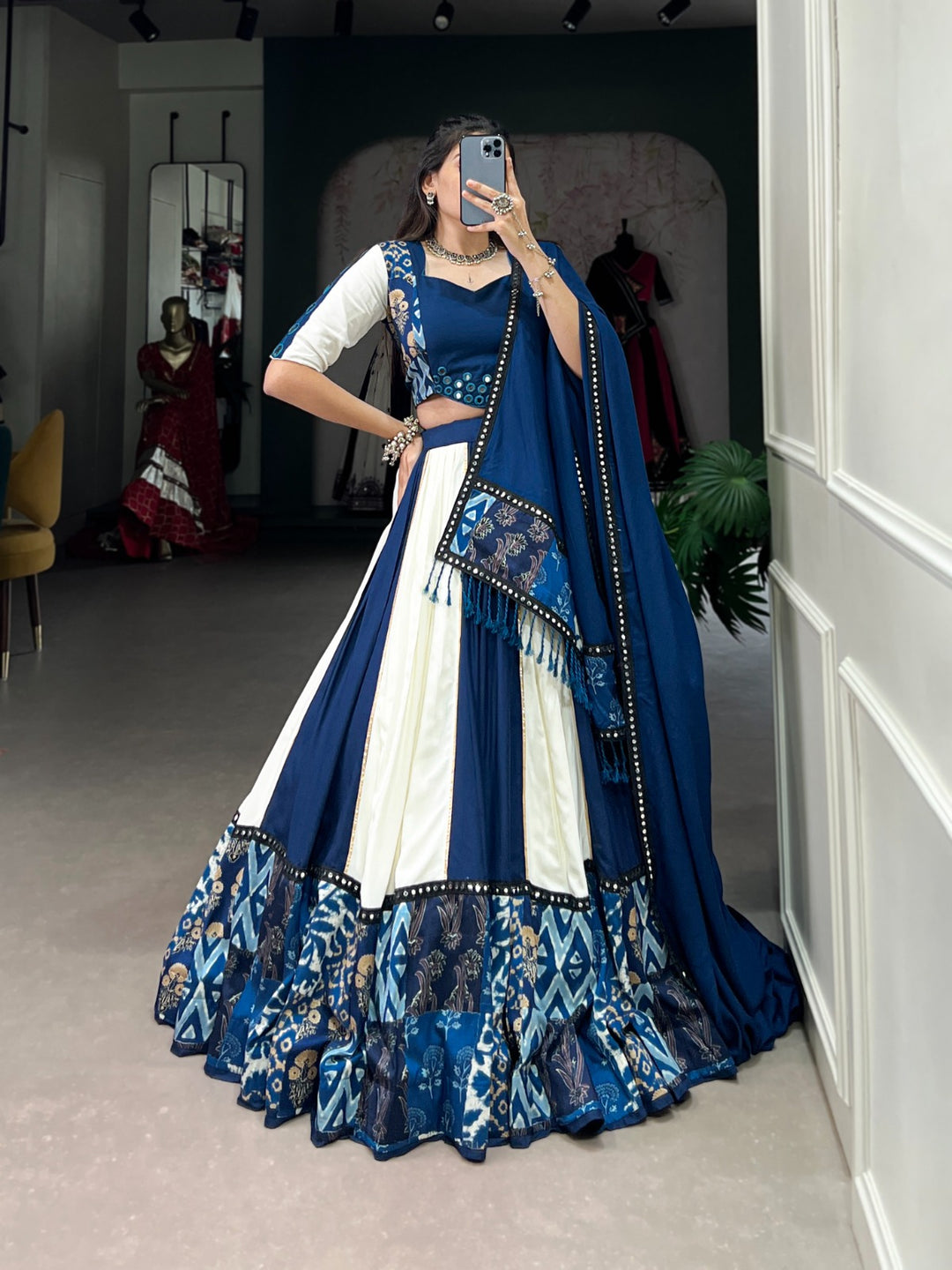 Blue Beauty for Garba Nights Wedding Collection 2025