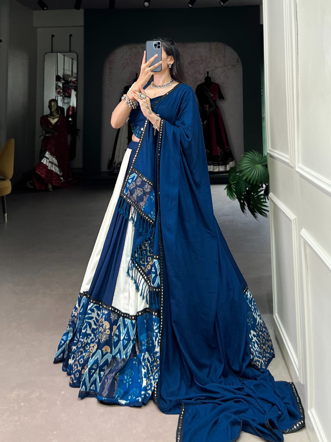 Blue Beauty for Garba Nights Wedding Collection 2025